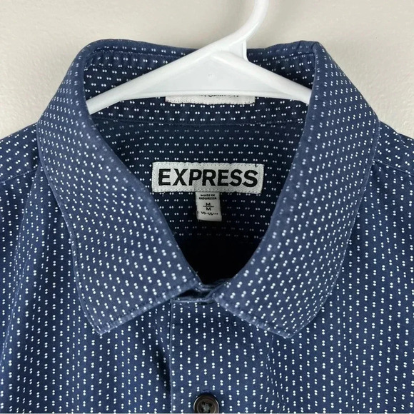 π Expressβ Medium Slim Fit Medium 15-15.5β, Navy Design - Picture 5 of 13